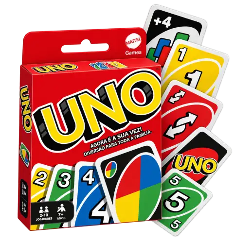 Jogo de Cartas UNO Mattel Games – Jogo de Família e Diversão