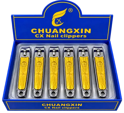 Cortador de Unha Chuangxin CX – Dourado e Prateado