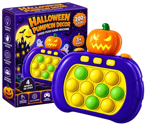 Jogo Eletrônico Halloween Pumpkin Decor – Speed Push Game