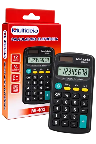 Calculadora Eletrônica Multideia MI-402 – 12 Dígitos