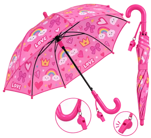 Guarda-Chuva Infantil com Estampa Colorida – Modelo Sortido