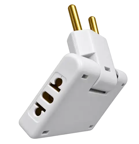 Adaptador de Tomada Articulado Universal – Branco