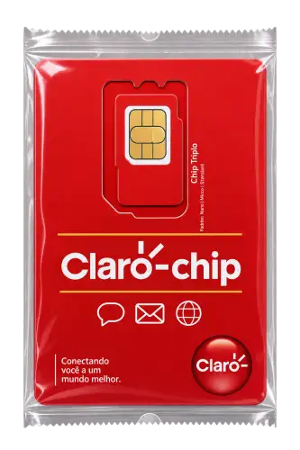 Chip Claro – Cartão SIM para Celular