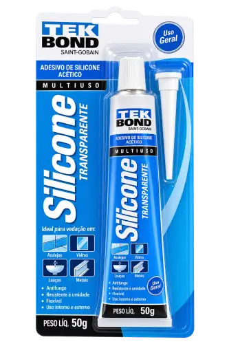 Silicone Acético Tekbond Transparente 50g